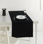 Hermia Roma - Black Runner de Mesa, 50 x 170 cm, Negro